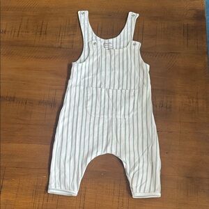 Charming Striped Kids Overalls
